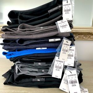 8 Pairs of NWT Women’s Express Pants Size 12/14